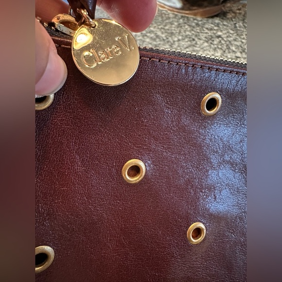 Clare V Flat Clutch with tabs, NWT - Picture 9 of 9